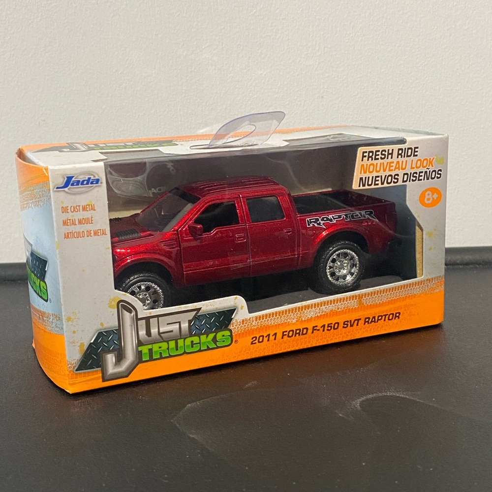Jada Just Trucks Red Ford F-150 SVT Raptor Toy